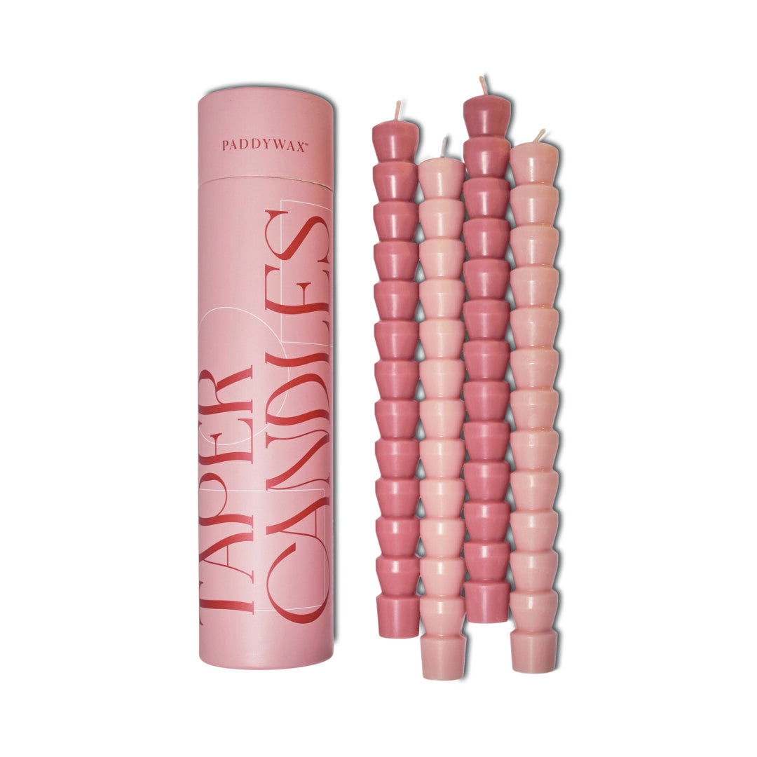 מארז 4 נרות שולחן מיוחדים Pink