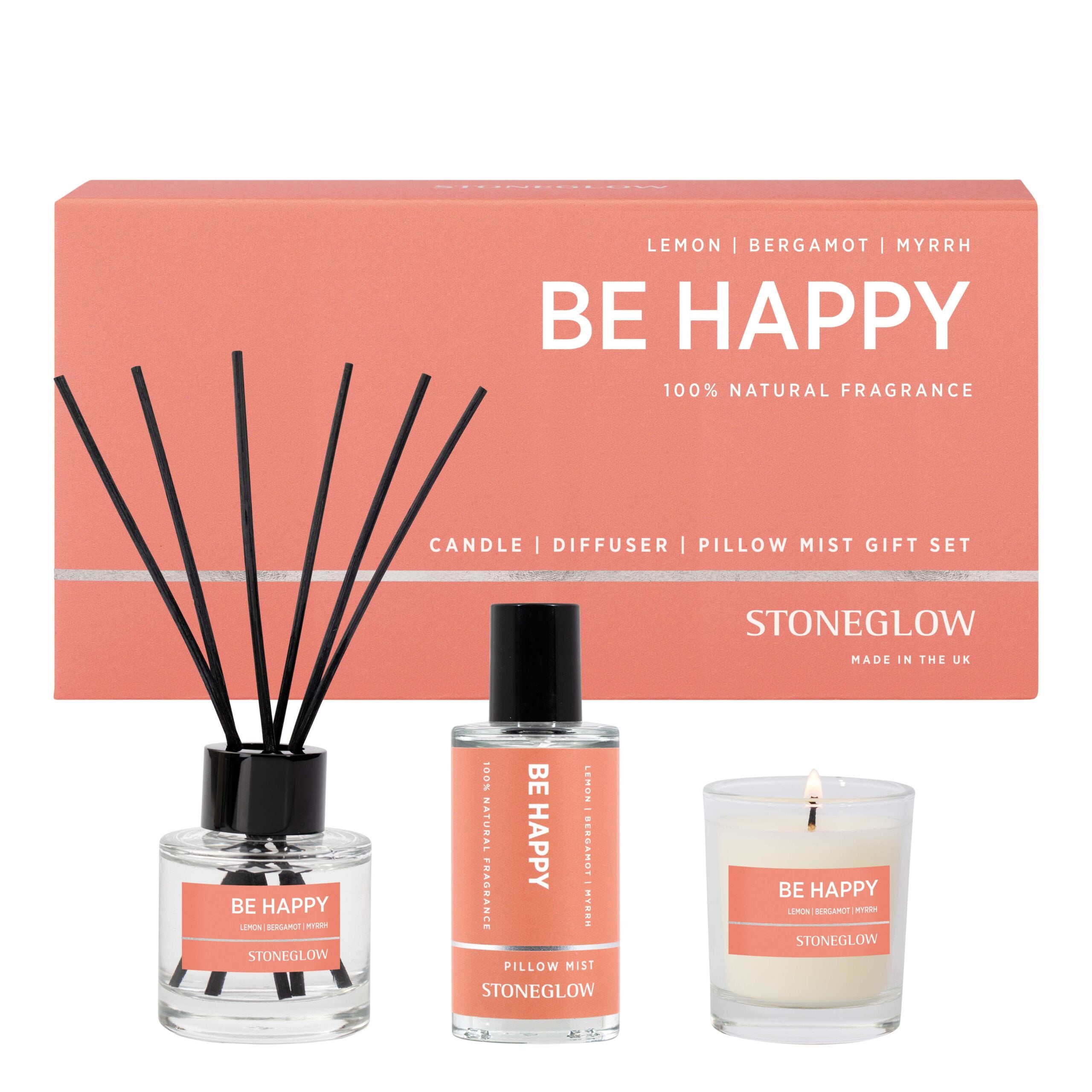 מארז ריחני Be Happy: להרמת מצב הרוח ואופטימיות