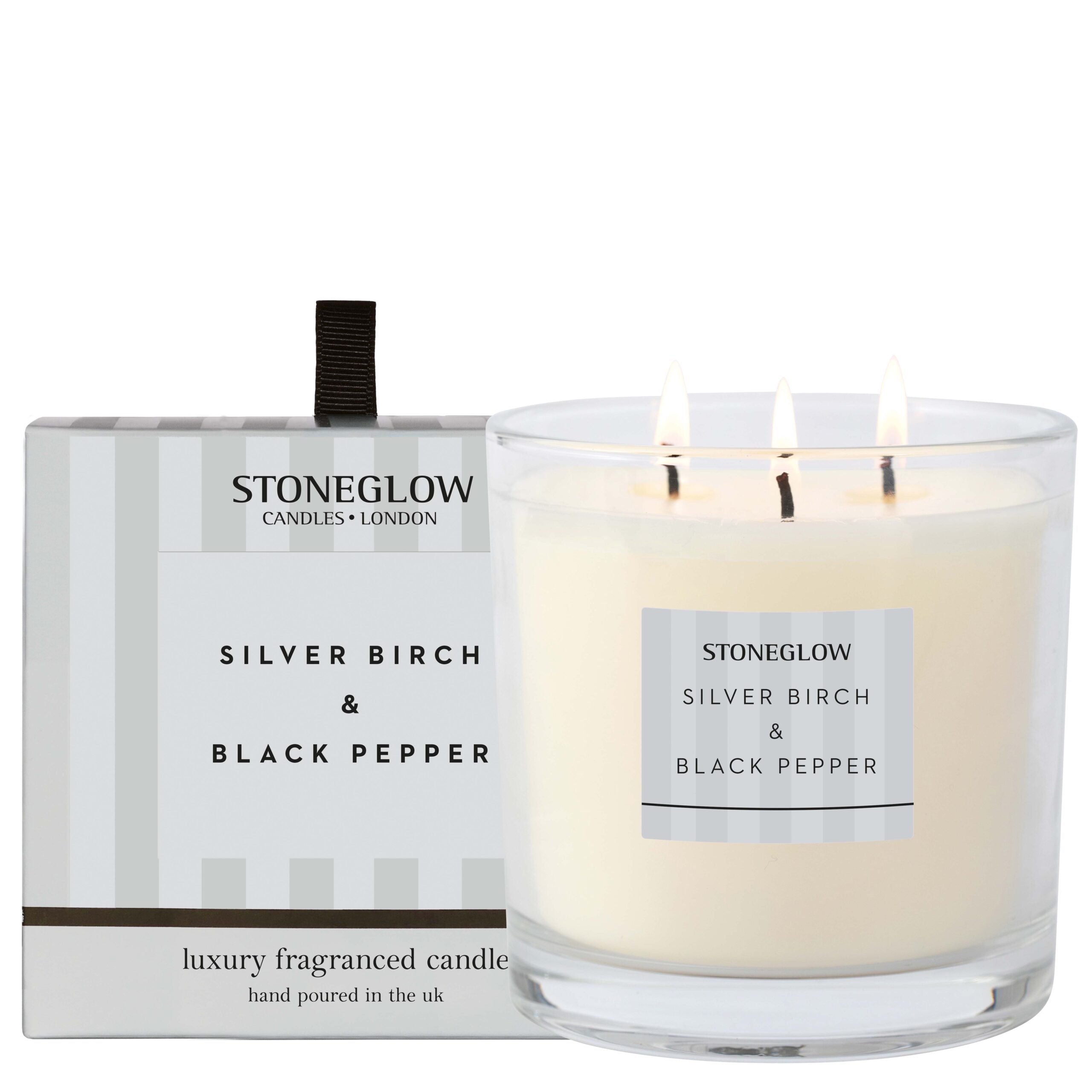 נר ריחני ענק Silver Birch & Black Pepper