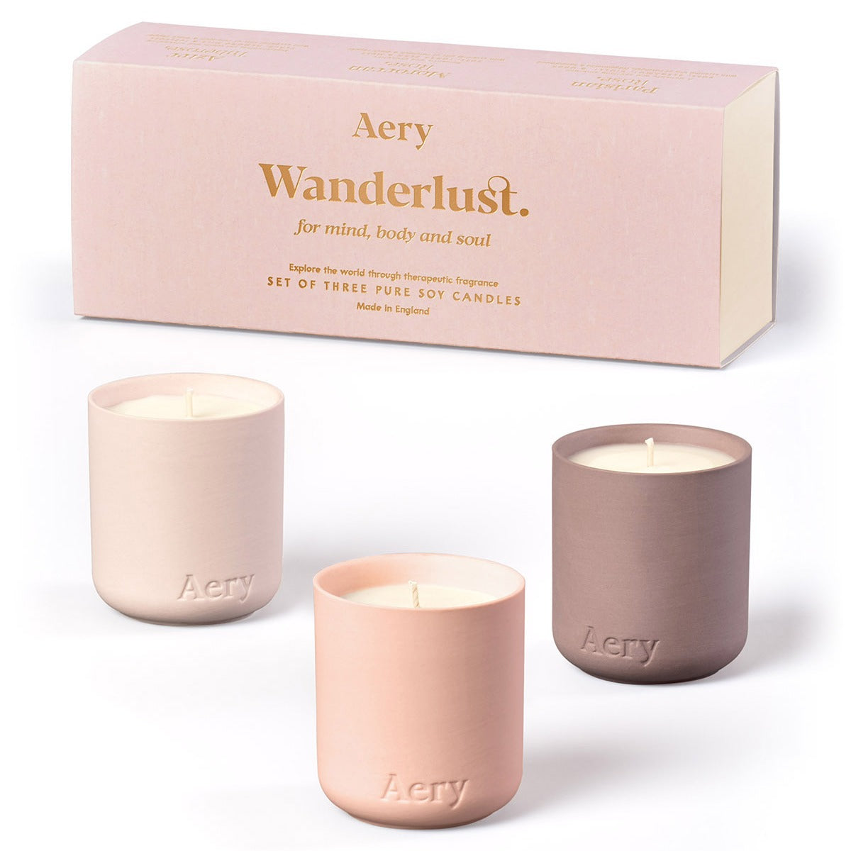 מארז שלישיית נרות ריחניים Wanderlust