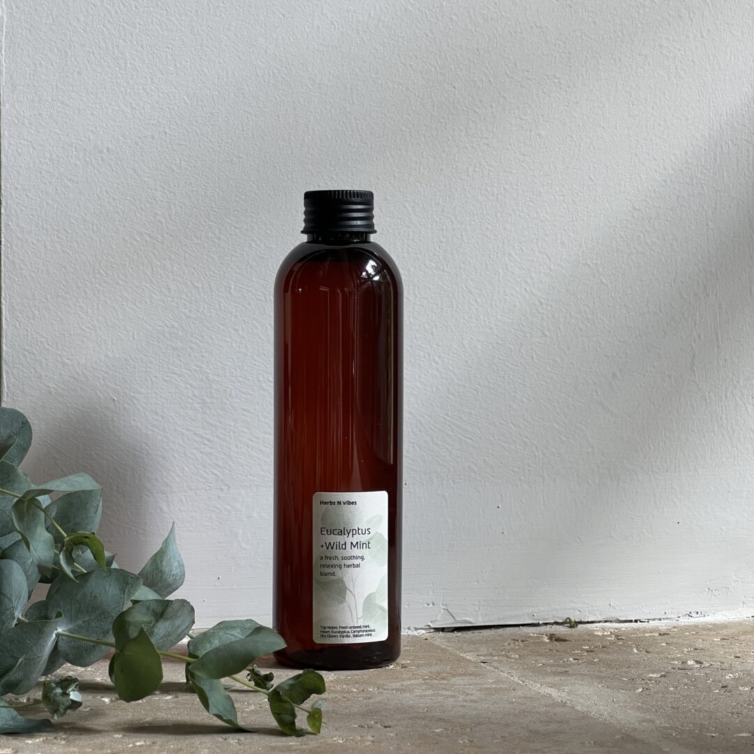 Herbs N Vibes מפיץ ריח Eucalyptus +Wild Mint