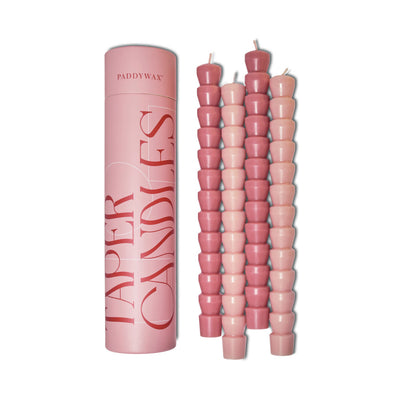 מארז 4 נרות שולחן מיוחדים Pink