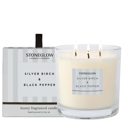 נר ריחני ענק Silver Birch & Black Pepper
