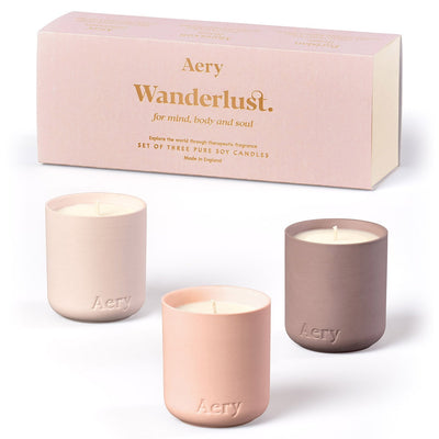 מארז שלישיית נרות ריחניים Wanderlust
