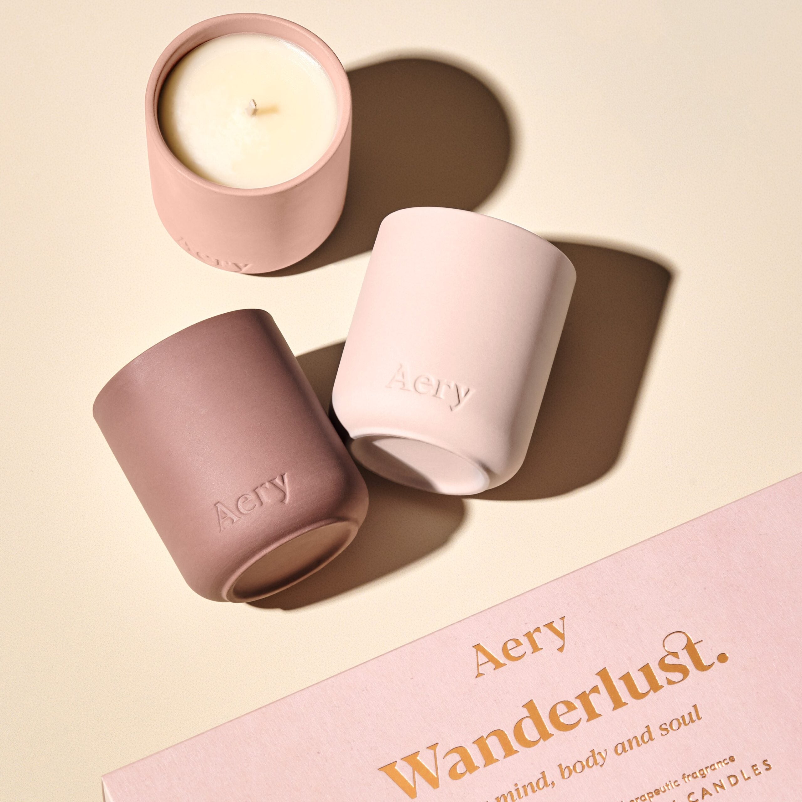 מארז שלישיית נרות ריחניים Wanderlust