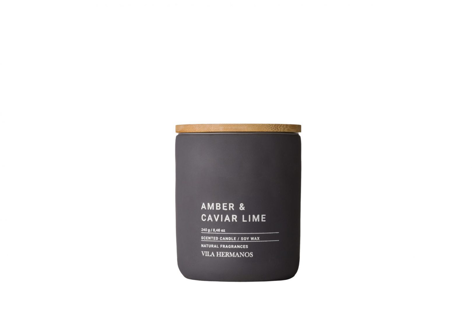 נר ריחני בטון Amber & Caviar lime