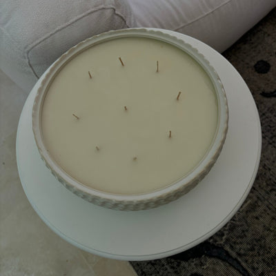 נר ציטרונלה מרובה פתילים