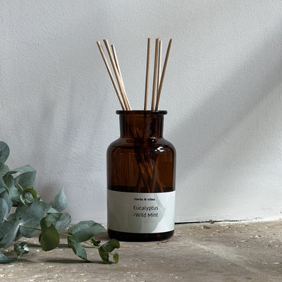 Herbs N Vibes מפיץ ריח Eucalyptus +Wild Mint