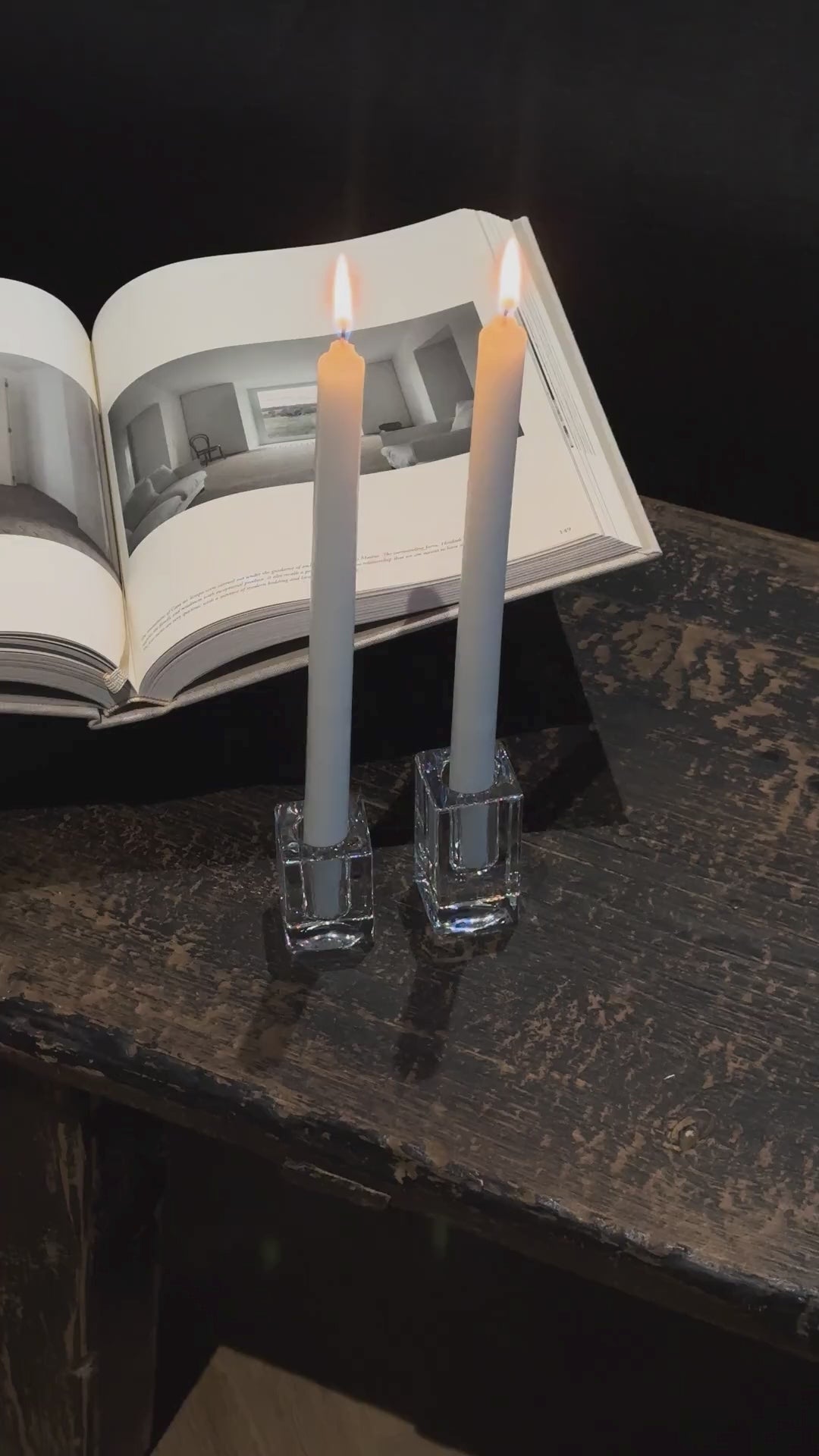 טעינת וידאו: פמוטי זכוכית מלבניים