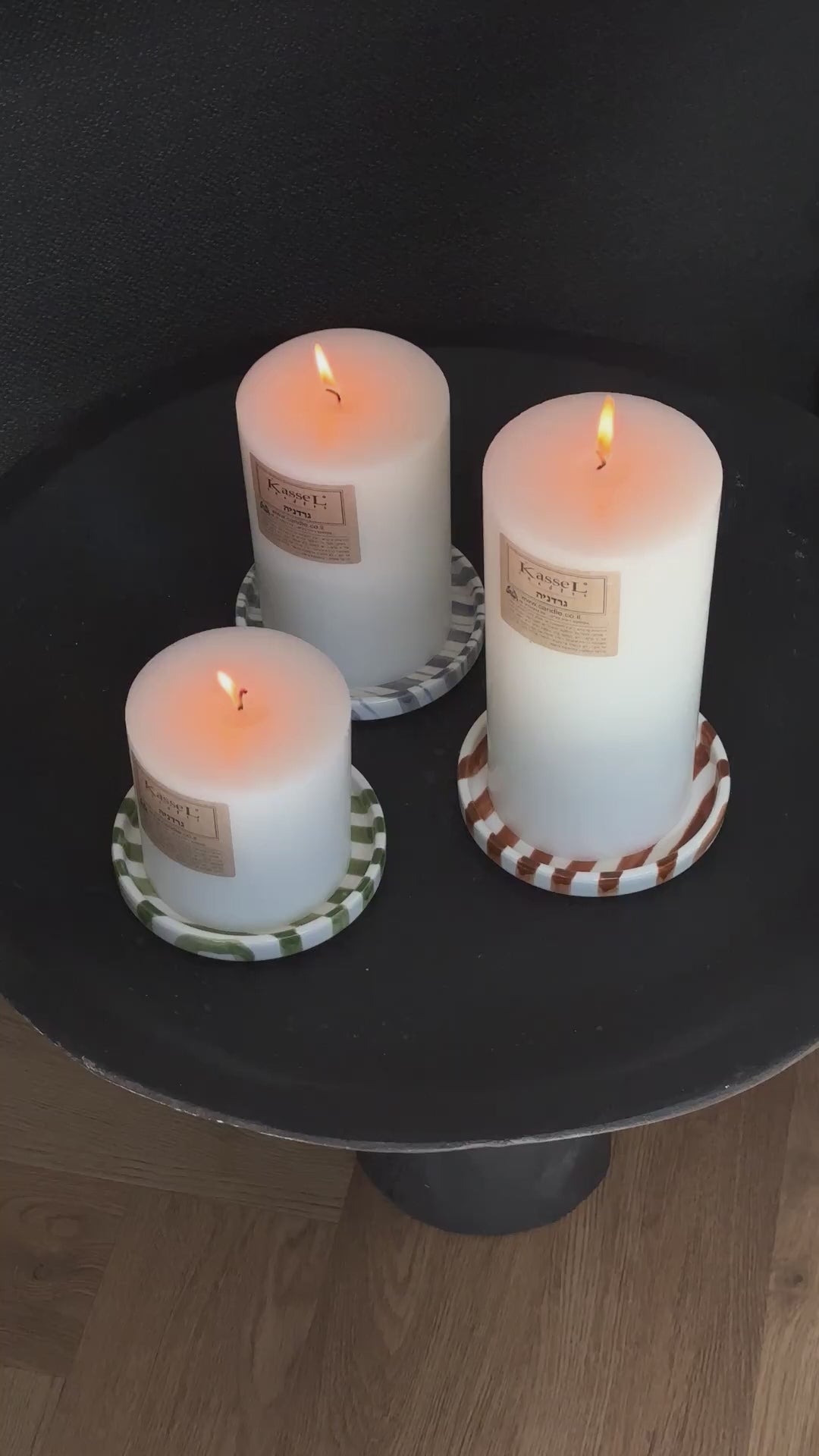 טעינת וידאו: נר ריחני יצוק קסל- גליל- קוטר 8 ס”מ גובה 10 ס”מ
