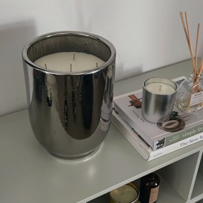 נר ריחני ענק Silver