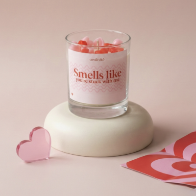 נר ריחני Smells like you're stuck with me